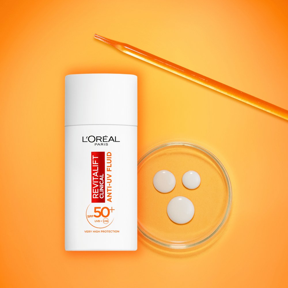 L'Oréal Paris Revitalift Clinical UV fluid z SPF50+ i witaminą C